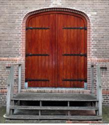 Double Wooden Doors